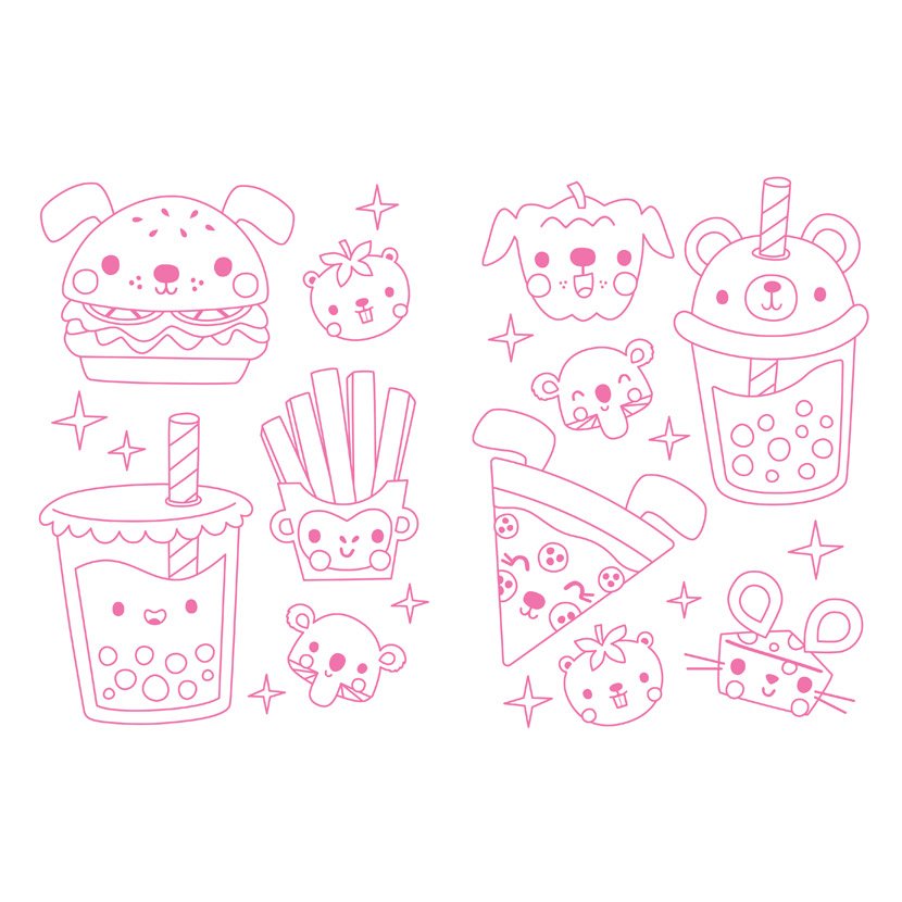 Product image 2 of Colour Your Own Bubble Tea Squishy, a box set for ages 3+, by Make Believe Ideas.