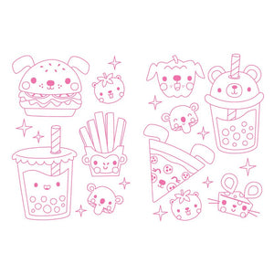 Product image 2 of Colour Your Own Bubble Tea Squishy, a box set for ages 3+, by Make Believe Ideas.