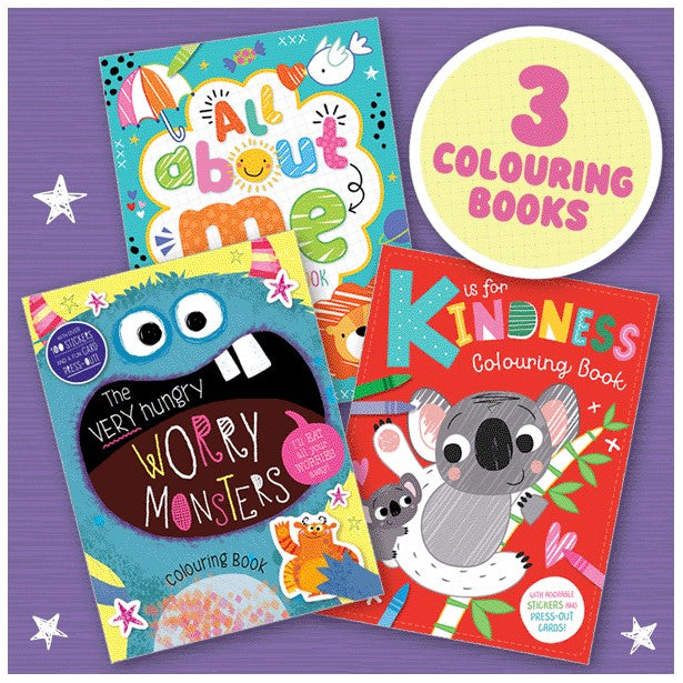 Product image 1 of Colouring Book Trio Pack, a pack for ages 3+, by Make Believe Ideas.