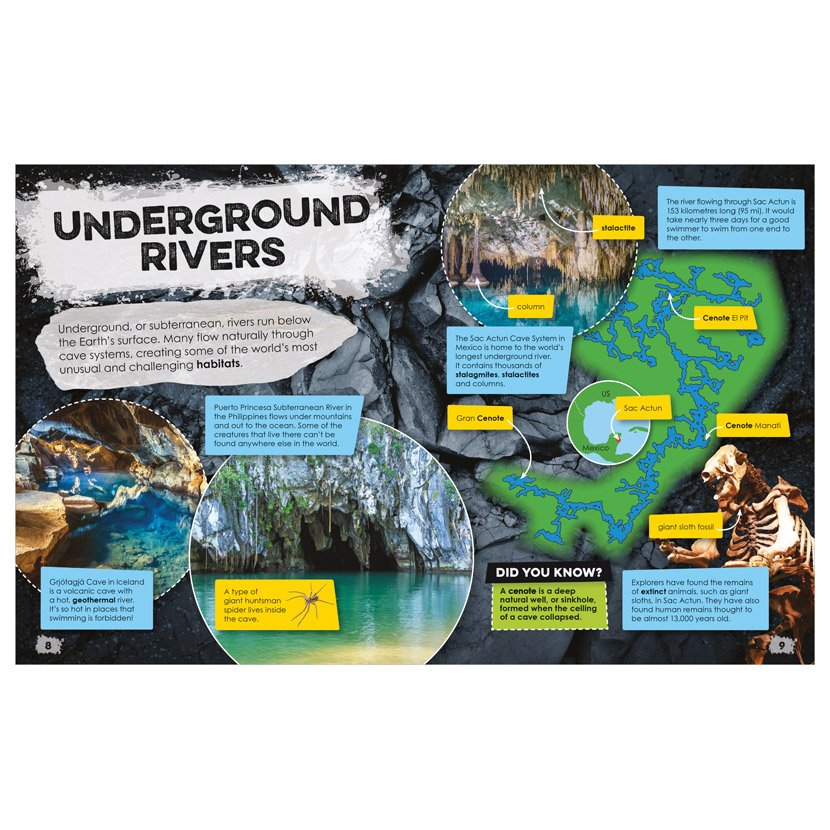 Product image 3 of Cool Caves, a non-fiction book for ages 5+, by Make Believe Ideas.