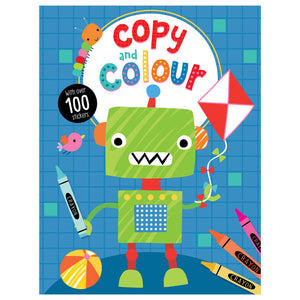 Product image 1 of Copy and Colour, a colouring book for ages 3+, by Make Believe Ideas.