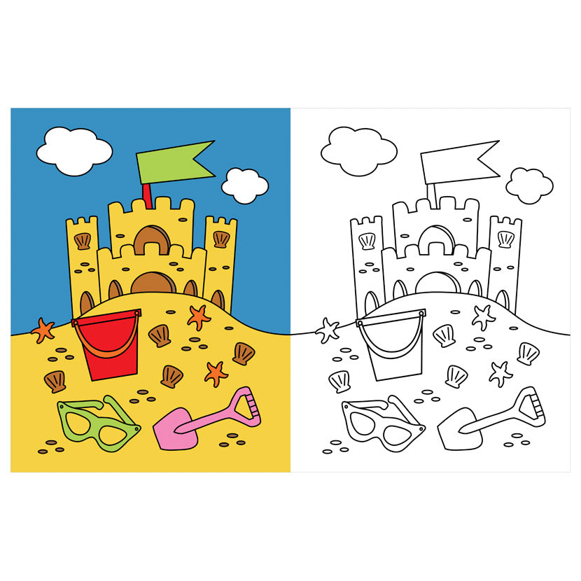 Product image 3 of Copy and Colour, a colouring book for ages 3+, by Make Believe Ideas.