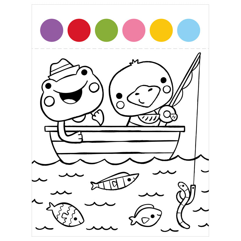 Product image 2 of Cosy Club Little Cuties, a colouring book for ages 4+, by Make Believe Ideas.