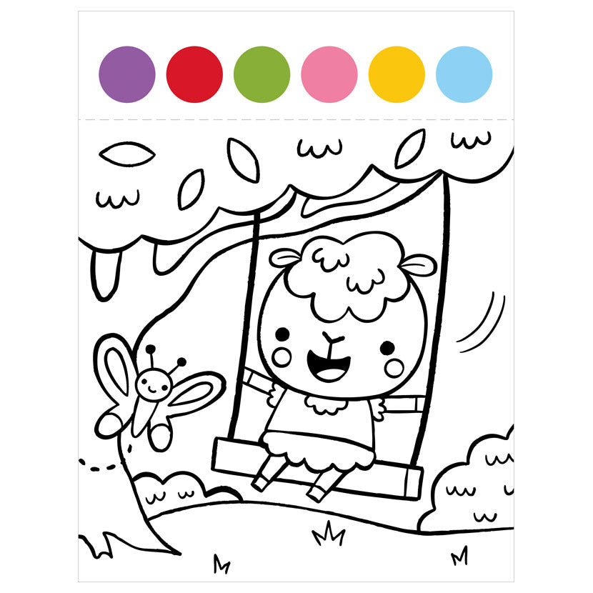 Product image 3 of Cosy Club Little Cuties, a colouring book for ages 4+, by Make Believe Ideas.