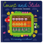 Product image 1 of Count and Slide Farmyard Friends, a board book for ages 3+, by Make Believe Ideas.