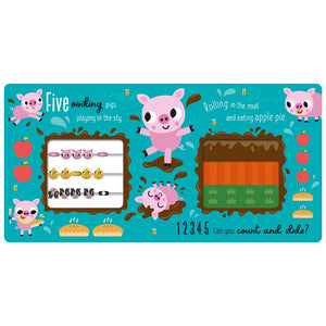 Product image 2 of Count and Slide Farmyard Friends, a board book for ages 3+, by Make Believe Ideas.