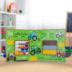 Product image 5 of Count and Slide Things That Go, a board book for ages 3+, by Make Believe Ideas.