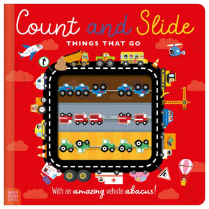 Product image 7 of Count and Slide Things That Go, a board book for ages 3+, by Make Believe Ideas.