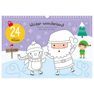 Product image 3 of Countdown to Christmas (Blue 2022), a sticker activity book for ages 4+, by Make Believe Ideas.