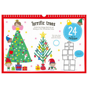 Product image 3 of Countdown to Christmas (Green 2022), a sticker activity book for ages 4+, by Make Believe Ideas.
