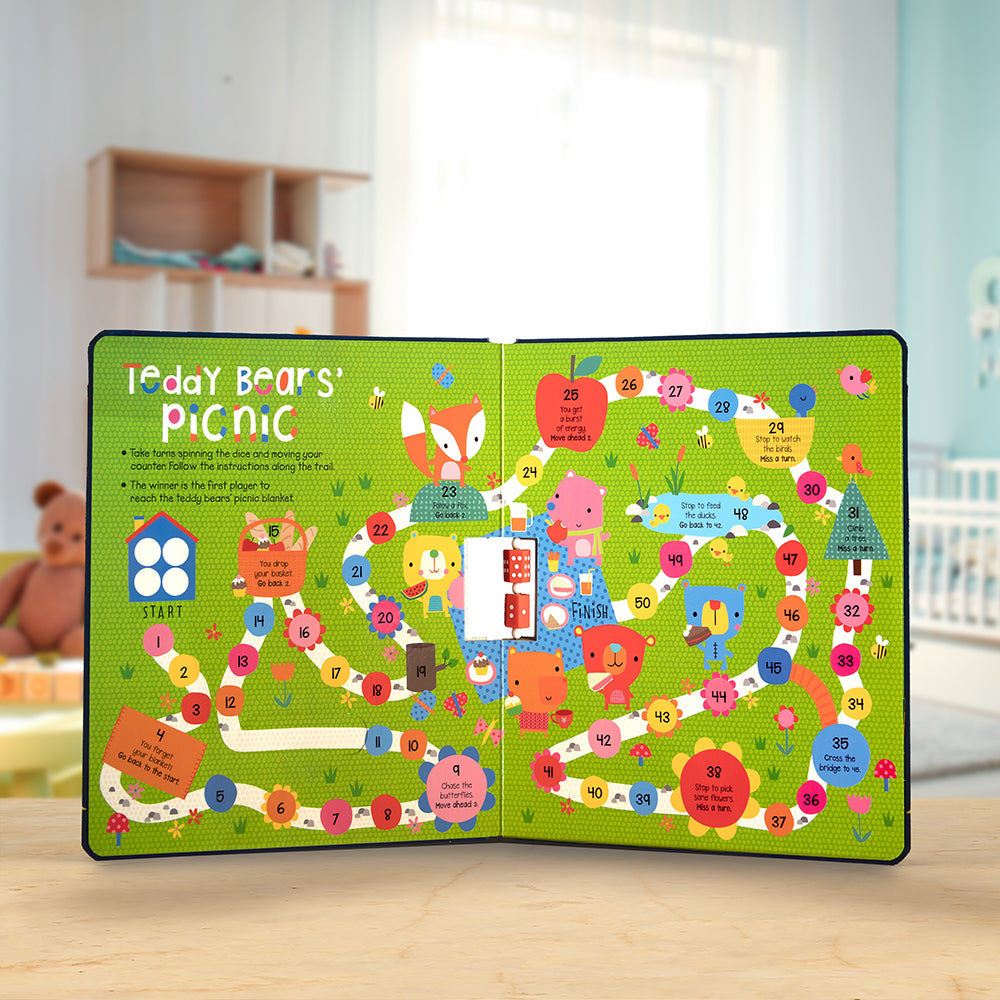 Product image 3 of Counting Games, a board book for ages 5+, by Make Believe Ideas.