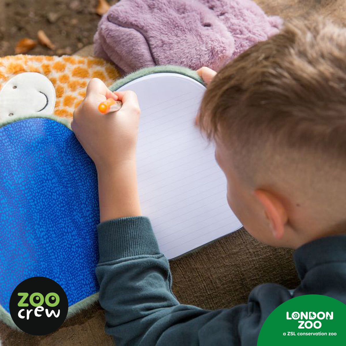Product image 6 of Cuddly Lined Notebook Bush Baby, a stationery item for ages 3+, by Make Believe Ideas.