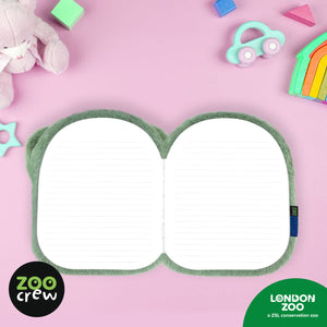 Product image 3 of Cuddly Lined Notebook Elephant, a stationery item for ages 3+, by Make Believe Ideas.