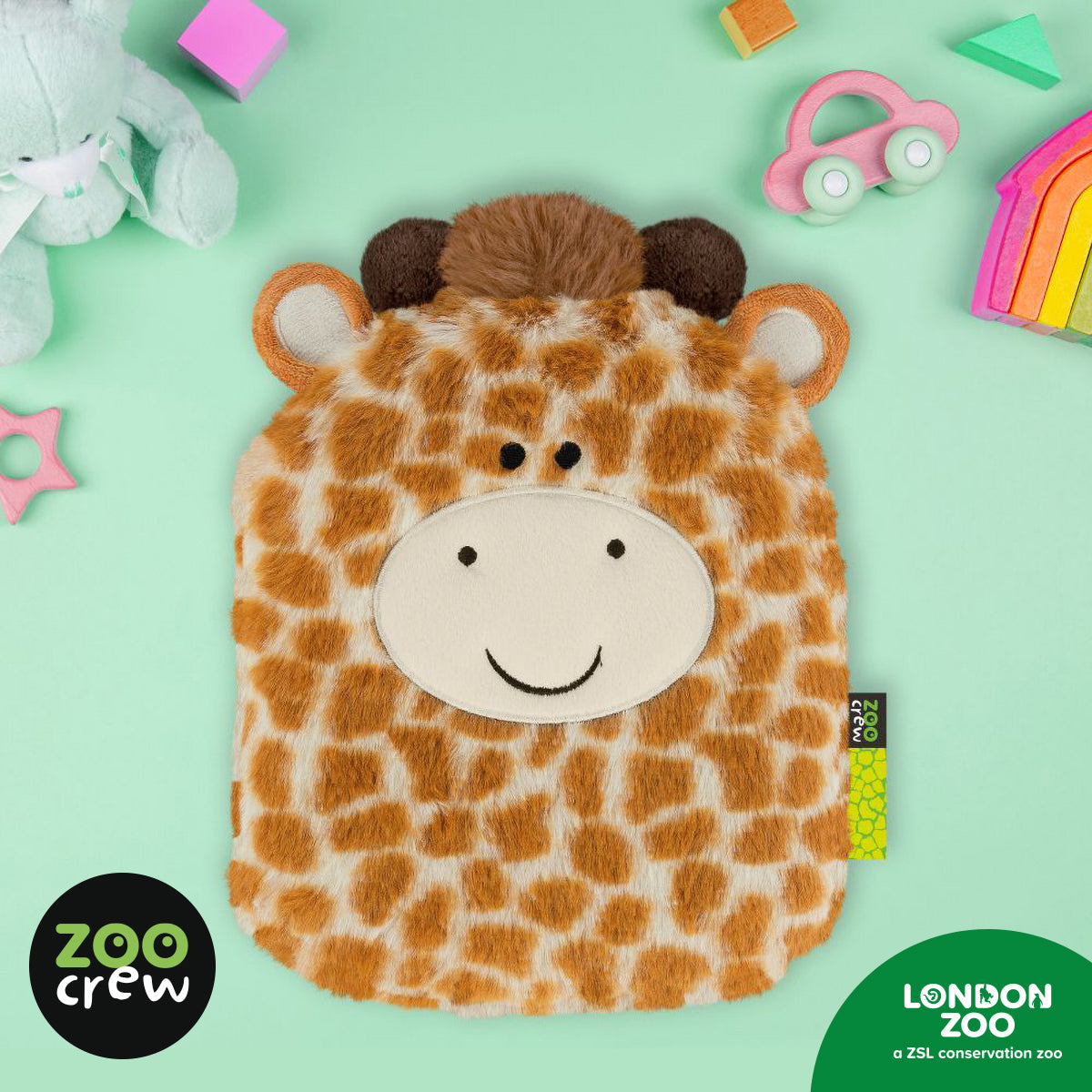 Product image 2 of Cuddly Lined Notebook Giraffe, a stationery item for ages 3+, by Make Believe Ideas.