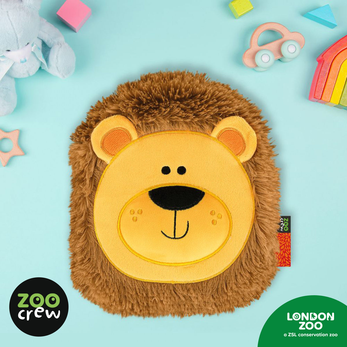 Product image 2 of Cuddly Lined Notebook Lion, a stationery item for ages 3+, by Make Believe Ideas.