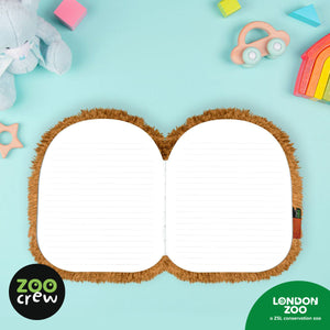 Product image 3 of Cuddly Lined Notebook Lion, a stationery item for ages 3+, by Make Believe Ideas.
