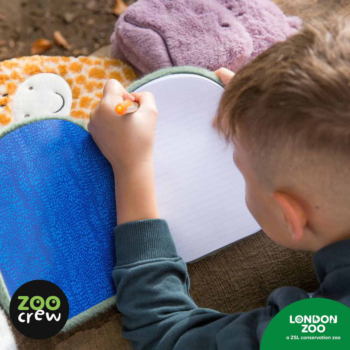 Product image 5 of Cuddly Lined Notebook Lion, a stationery item for ages 3+, by Make Believe Ideas.