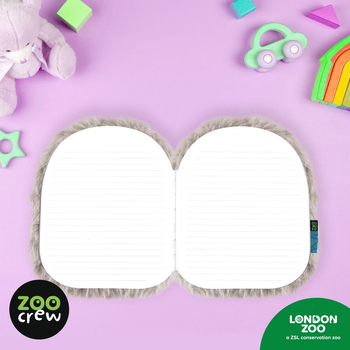Product image 3 of Cuddly Lined Notebook Penguin Chick, a stationery item for ages 3+, by Make Believe Ideas.