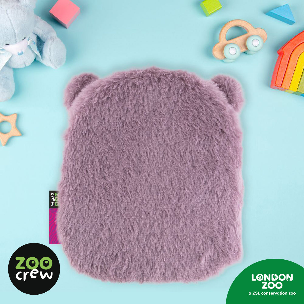 Product image 4 of Cuddly Lined Notebook Pygmy Hippo, a stationery item for ages 3+, by Make Believe Ideas.