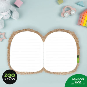 Product image 3 of Cuddly Lined Notebook Sloth, a stationery item for ages 3+, by Make Believe Ideas.