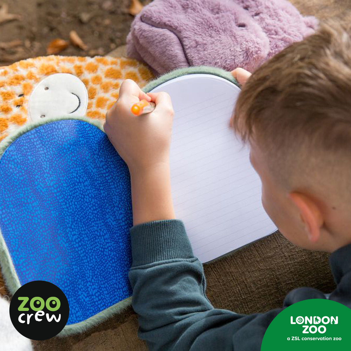 Product image 7 of Cuddly Lined Notebook Sloth, a stationery item for ages 3+, by Make Believe Ideas.