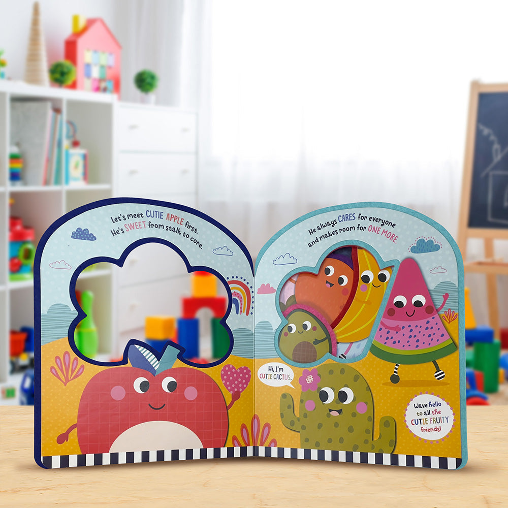Product image 4 of Cutie Fruities, a board book for ages 0+, by Make Believe Ideas.
