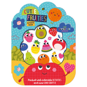 Product image 1 of Cutie Fruities Activity Book, a sticker activity book for ages 4+, by Make Believe Ideas.