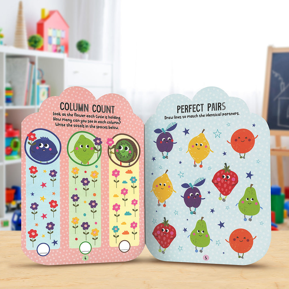 Product image 4 of Cutie Fruities Activity Book, a sticker activity book for ages 4+, by Make Believe Ideas.