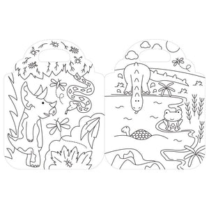 Product image 2 of Dino Kingdom, a colouring book for ages 3+, by Make Believe Ideas.
