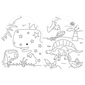 Product image 3 of Dino Kingdom, a colouring book for ages 3+, by Make Believe Ideas.