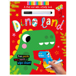 Product image 1 of Dino Land, a sticker activity book for ages 3+, by Make Believe Ideas.