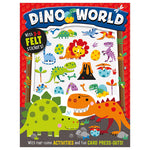 Product image 1 of Dino World Activity Book, a sticker activity book for ages 4+, by Make Believe Ideas.