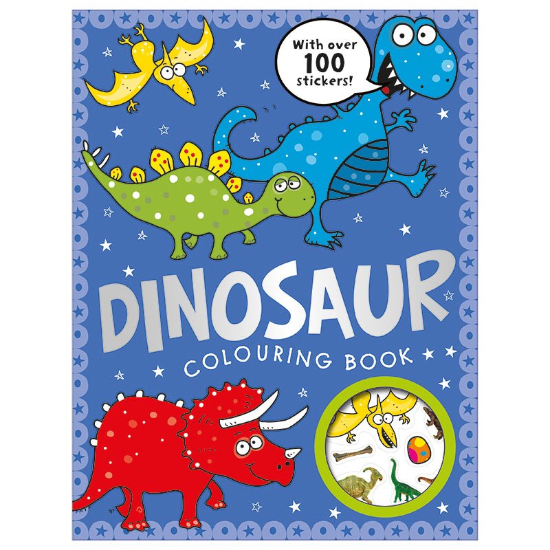 Product image 1 of Dinosaur Colouring Book, a colouring book for ages 3+, by Make Believe Ideas.