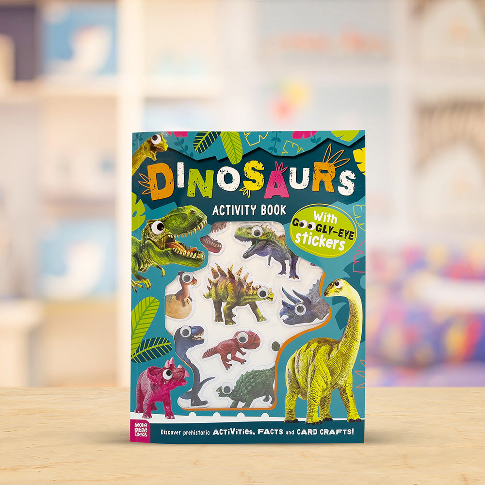 Product image 2 of Dinosaurs Activity Book, a sticker activity book for ages 4+, by Make Believe Ideas.