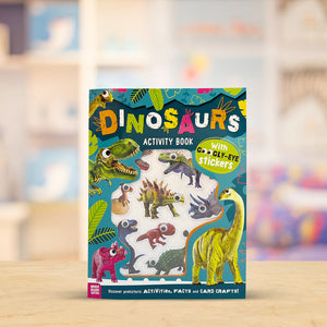 Product image 2 of Dinosaurs Activity Book, a sticker activity book for ages 4+, by Make Believe Ideas.