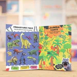 Product image 4 of Dinosaurs Activity Book, a sticker activity book for ages 4+, by Make Believe Ideas.