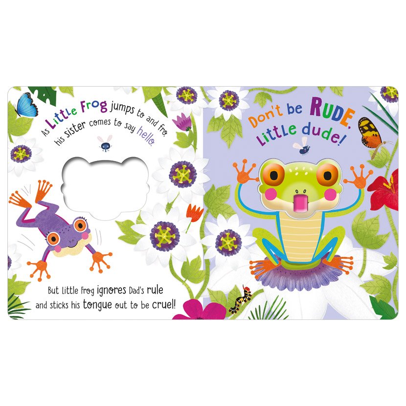 Product image 3 of Don't Be Rude, Little Dude!, a board book for ages 3+, by Make Believe Ideas.