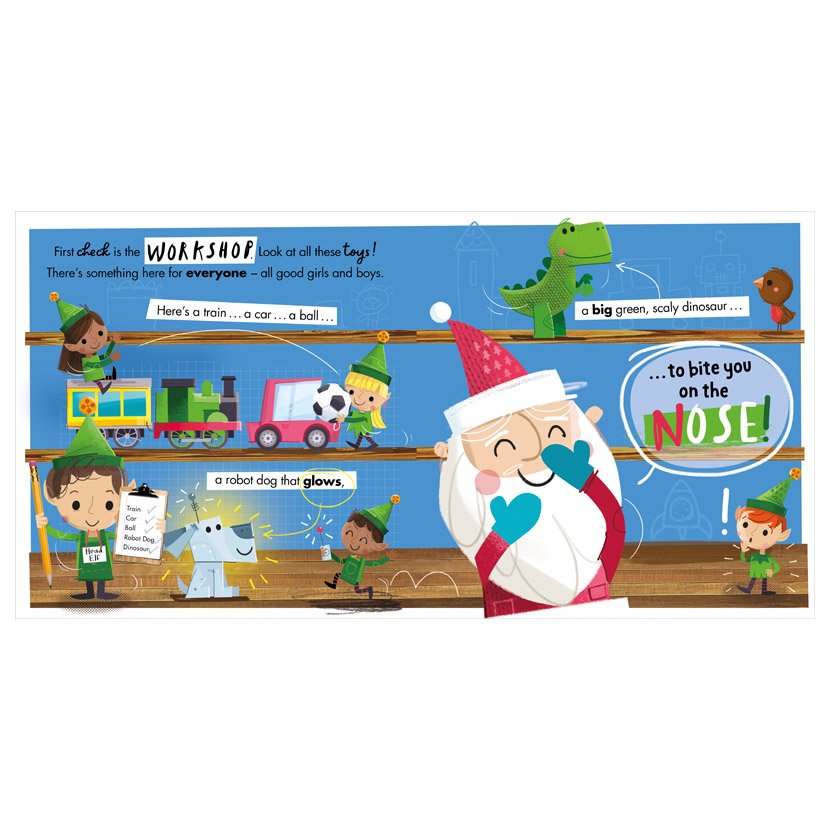 Product image 3 of Don't Be Silly, Santa!, a picture book for ages 3+, by Make Believe Ideas.
