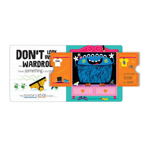 Product image 3 of Don't Look Inside (the monsters are moving in), a board book for ages 0+, by Make Believe Ideas.