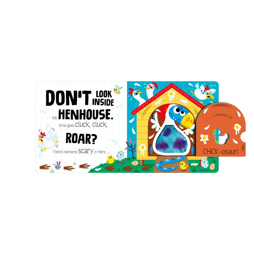 Product image 3 of Don't Look Inside (this farm is full of dinosaurs), a board book by Make Believe Ideas.