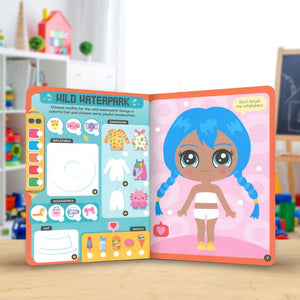 Product image 4 of Dress Up Fashion Dolls Animal Party, a sticker activity book for ages 5+, by Make Believe Ideas.