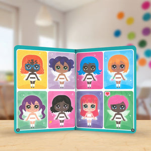 Product image 4 of Dress Up Fashion Dolls Fairy Universe, a sticker activity book for ages 5+, by Make Believe Ideas.