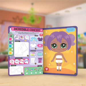 Product image 5 of Dress Up Fashion Dolls Style City, a sticker activity book for ages 5+, by Make Believe Ideas.