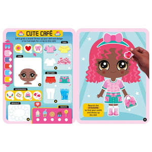 Product image 10 of Dress Up Fashion Dolls Style City, a sticker activity book for ages 5+, by Make Believe Ideas.