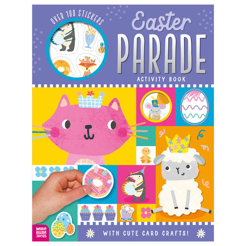 Product image 1 of Easter Parade Activity Book, a sticker activity book for ages 4+, by Make Believe Ideas.