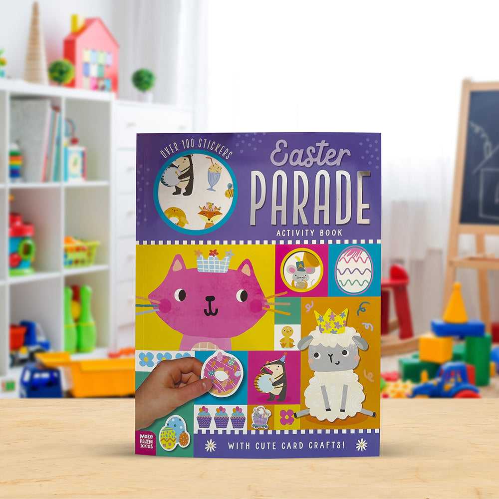 Product image 2 of Easter Parade Activity Book, a sticker activity book for ages 4+, by Make Believe Ideas.