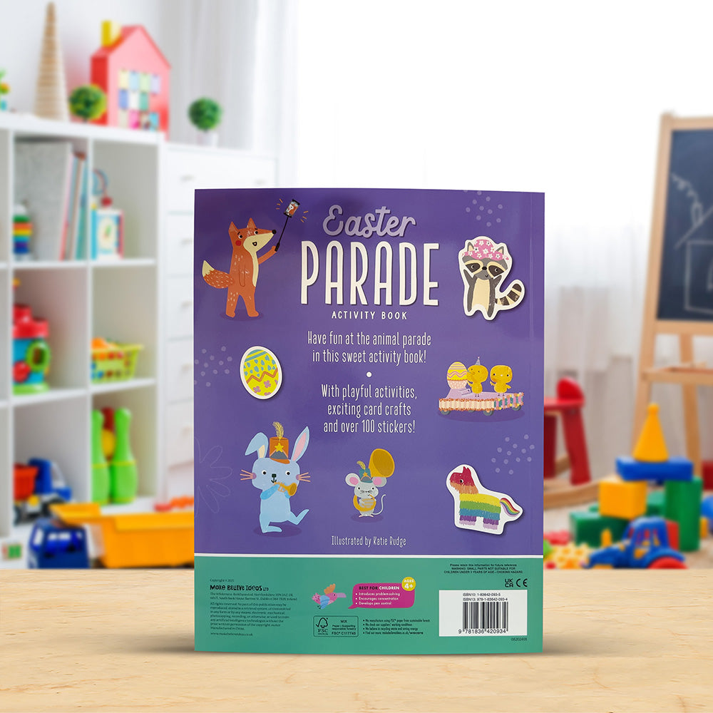 Product image 6 of Easter Parade Activity Book, a sticker activity book for ages 4+, by Make Believe Ideas.