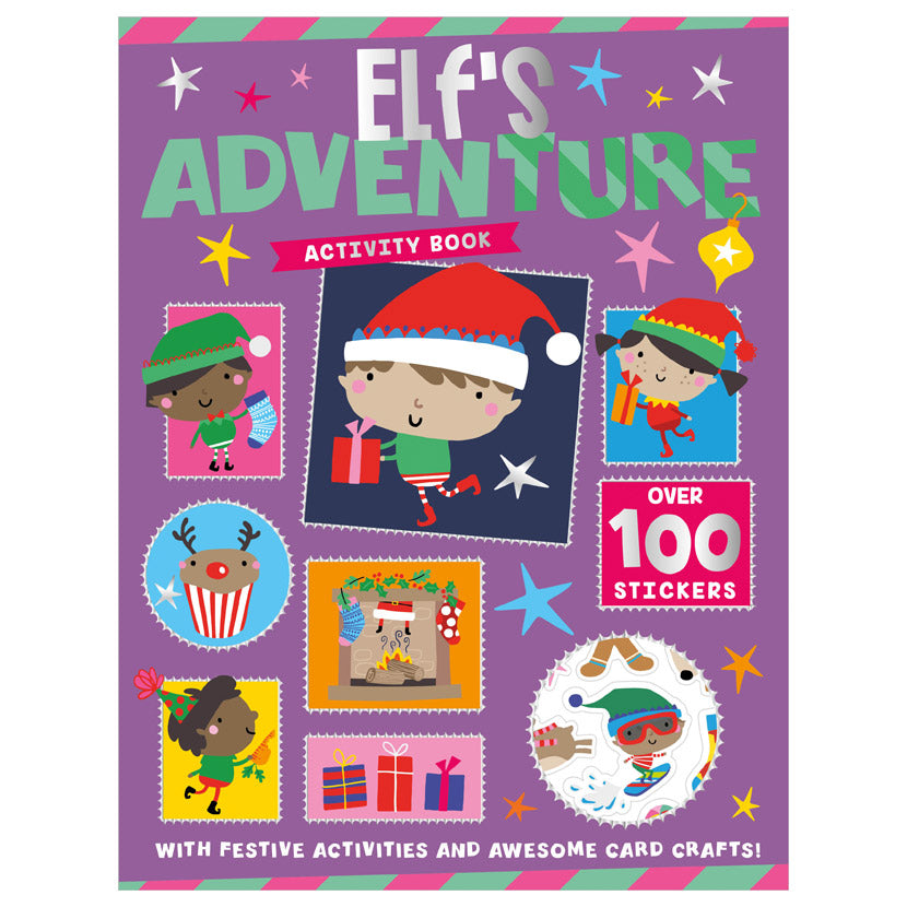 Product image 1 of Elf's Adventure Activity Book, a sticker activity book for ages 4+, by Make Believe Ideas.