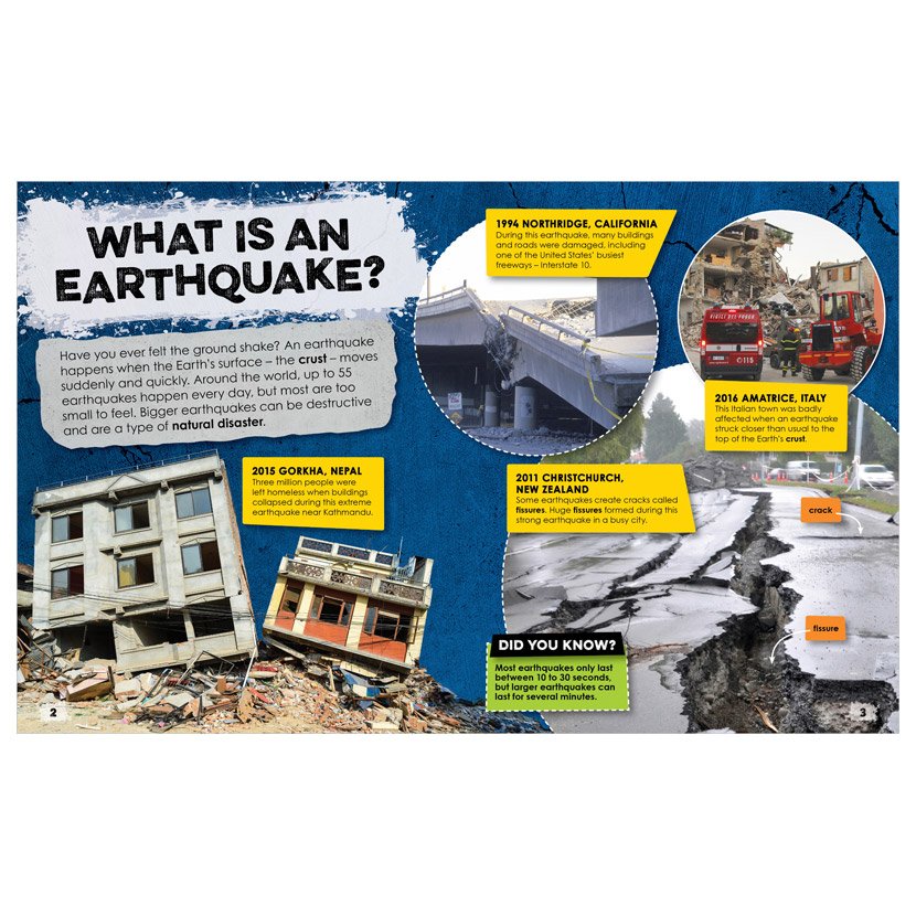 Product image 2 of Extreme Earth, a non-fiction book for ages 5+, by Make Believe Ideas.