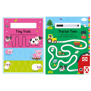 Product image 2 of Farm Animals, a sticker activity book for ages 3+, by Make Believe Ideas.